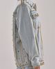 Azalea Wang Azalea Wang Sable Studded Denim Jacket in Denim, Women's at Urban Outfitters - 3