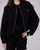 Azalea Wang Azalea Wang Safina Embellished Denim Jacket in Black, Women's at Urban Outfitters - 1