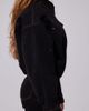 Azalea Wang Azalea Wang Safina Embellished Denim Jacket in Black, Women's at Urban Outfitters - 3
