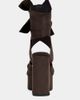 Azalea Wang Azalea Wang Saki Platform Wrap-Around Heel in Chocolate, Women's at Urban Outfitters - 3