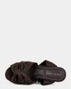 Azalea Wang Azalea Wang Saki Platform Wrap-Around Heel in Chocolate, Women's at Urban Outfitters - 4