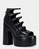 Azalea Wang Azalea Wang Smitten Strappy Platform Pump Shoe in Black, Women's at Urban Outfitters - 3