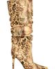 AZALEA WANG AZALEA WANG Sterre Leopard Print Knee High Boot - 2