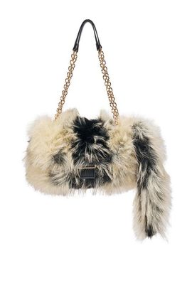 AZALEA WANG AZALEA WANG Tailspin Faux Fur Handbag