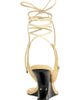 AZALEA WANG AZALEA WANG Tamsie Floating Heel Genuine Calf Hair Sandal - 5