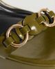 AZALEA WANG Azalea Wang Tarynn heeled platform sandals with buckles in olive-Green - 2