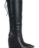AZALEA WANG AZALEA WANG Thaumus Pointed Toe Knee High Wedge Boot - 2