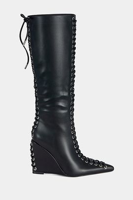 Azalea Wang Azalea Wang Thaumus Wedge Boot in Black, Women's at Urban Outfitters