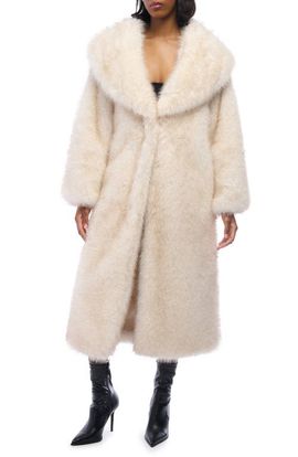 AZALEA WANG AZALEA WANG Toasted Marshmallow Faux Fur Coat
