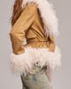 AZALEA WANG AZALEA WANG Tori Faux Fur Trim Trench Coat - 3