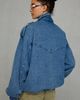 Azalea Wang Azalea Wang UO Exclusive Narelle Oversized Denim Bomber Jacket in Indigo, Women's at Urban Outfitters - 5