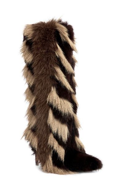 AZALEA WANG AZALEA WANG Upsella Faux Fur Knee High Boot