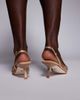 AZALEA WANG Azalea Wang Valeriy kitten heel embroidered shoes in neutral - 3