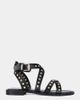 Azalea Wang Azalea Wang Whistler Gladiator Sandal in Black, Women's at Urban Outfitters - 1