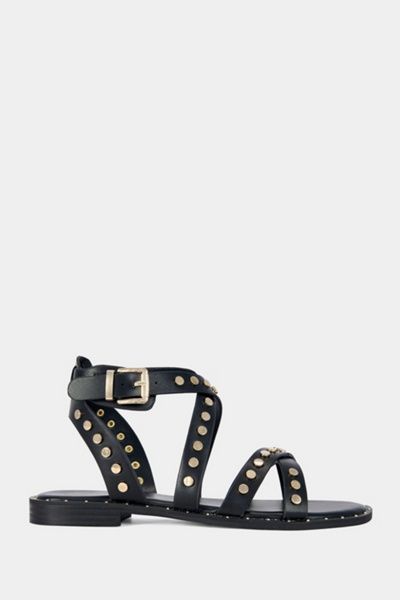 Azalea Wang Azalea Wang Whistler Gladiator Sandal in Black, Women's at Urban Outfitters