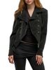 AZALEA WANG AZALEA WANG Xenia Faux Suede Military Jacket - 1