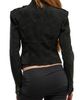 AZALEA WANG AZALEA WANG Xenia Faux Suede Military Jacket - 2