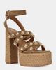 Azalea Wang Azalea Wang Yara Platform Studded Sandal in Brown, Women's at Urban Outfitters - 2