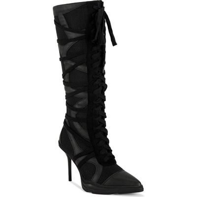 AZALEA WANG AZALEA WANG Zayd Lace-Up Tall Boot
