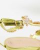 AZALEA WANG Azalea Wang Zeta embellished high heeled sandals in yellow-Green - 3