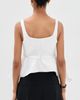 Azeeza Azeeza Esme Satin Top White - 4