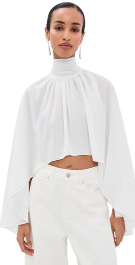 Azeeza Azeeza Ishara Top White