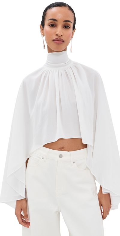 Azeeza Azeeza Ishara Top White