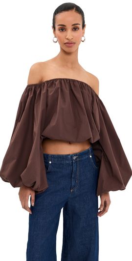 Azeeza Azeeza Margot Top Chocolate