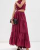 Azeeza Azeeza Tamar Skirt Wine - 5