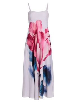Azeeza - Women's Bellevue Silk Chiffon Maxi Dress