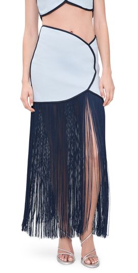 Azulu Azulu Joelle Linen Skirt Ice Blue