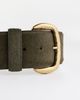 B-Low The Belt B-Low The Belt Arthur Haircalf Belt Olive/Brass - 5