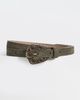 B-Low The Belt B-Low The Belt Elphie Suede Belt Olive/Brass - 2