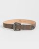 B-Low The Belt B-Low The Belt Frank Suede Belt Elephant Silver - 2
