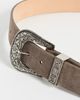 B-Low The Belt B-Low The Belt Frank Suede Belt Elephant Silver - 5