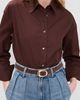B-Low The Belt B-Low The Belt Greyson Mini Suede Belt Chocolate Gold - 3
