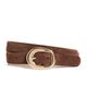 B-Low The Belt B-Low The Belt Greyson Mini Suede Belt Chocolate Gold - 6