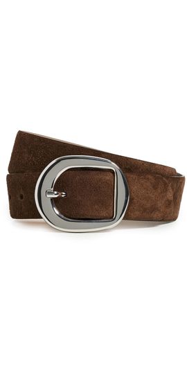 B-Low The Belt B-Low The Belt Greyson Suede Belt Chocolate/Silver