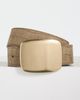 B-Low The Belt B-Low The Belt Leighton Croco Suede Belt Dark Moss/Brass - 2