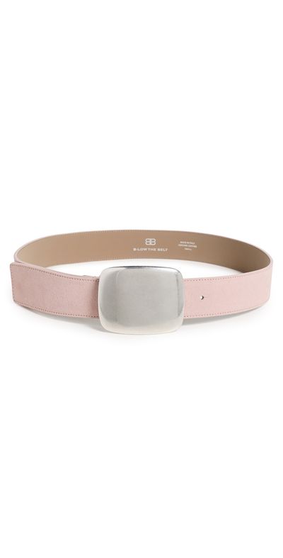 B-Low The Belt B-Low The Belt Leighton Suede Belt Dusty Rose Silver