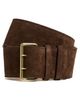 B-Low The Belt B-Low The Belt Luella Suede Belt Chocolate/Brass - 1