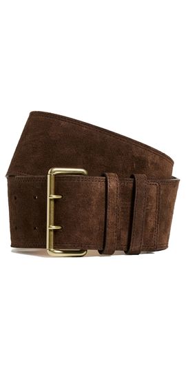 B-Low The Belt B-Low The Belt Luella Suede Belt Chocolate/Brass