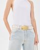 B-Low The Belt B-Low The Belt Myra Leather Belt Gesso/Brass - 3