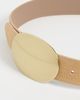 B-Low The Belt B-Low The Belt Myra Suede Belt Light Camel Brass - 5