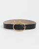 B-Low The Belt B-Low The Belt Sierra Leather Belt Black/Brass - 2