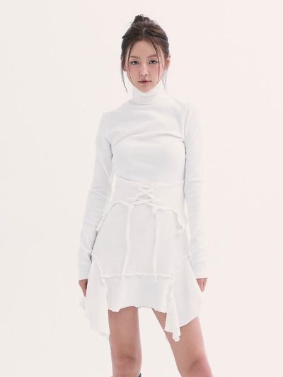 b able two Ophelia DRESS WHITE