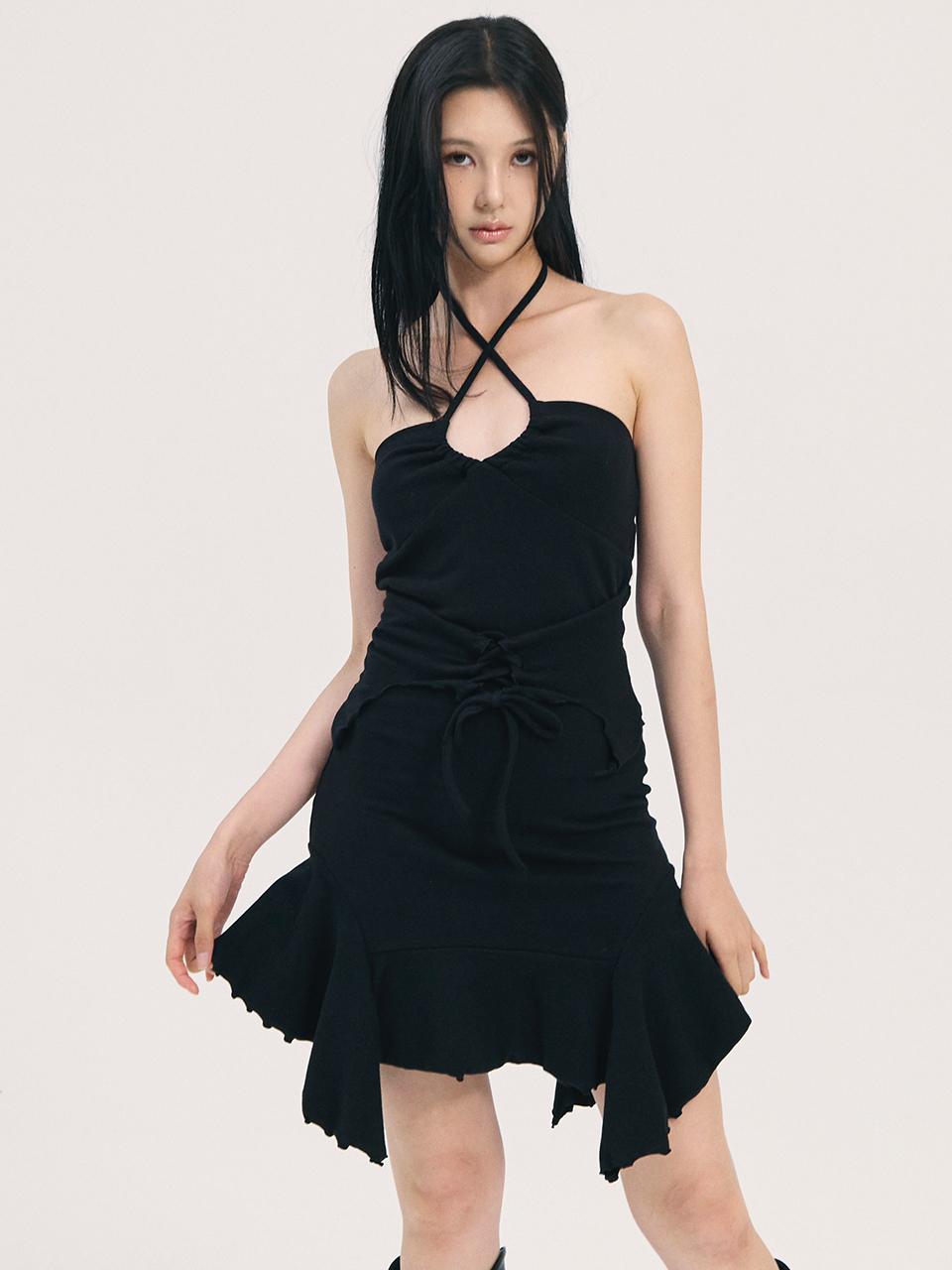 b able two ophelia sleeveless dress-black