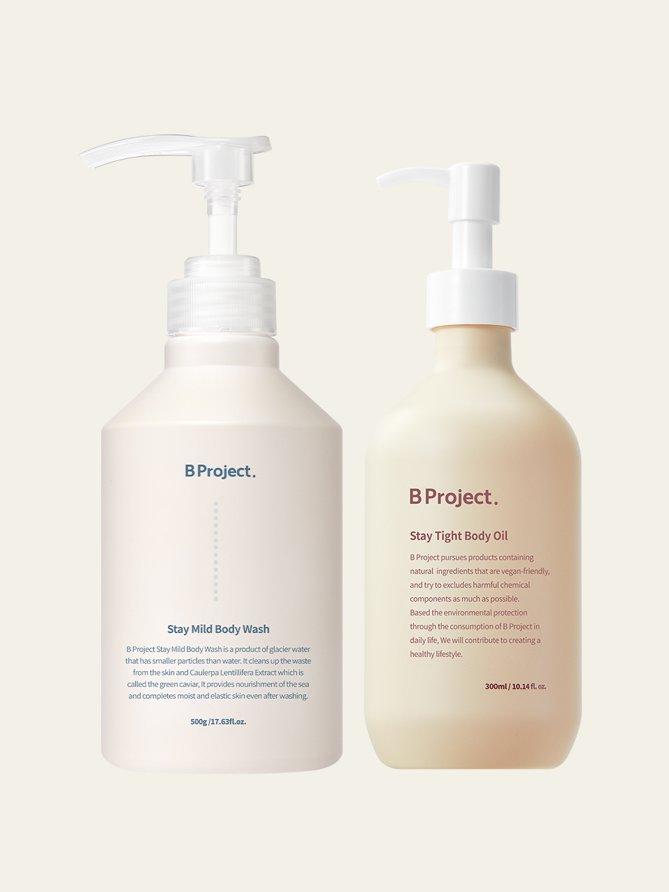 B Project [SET] Stay Mild Body Wash + Body Oil