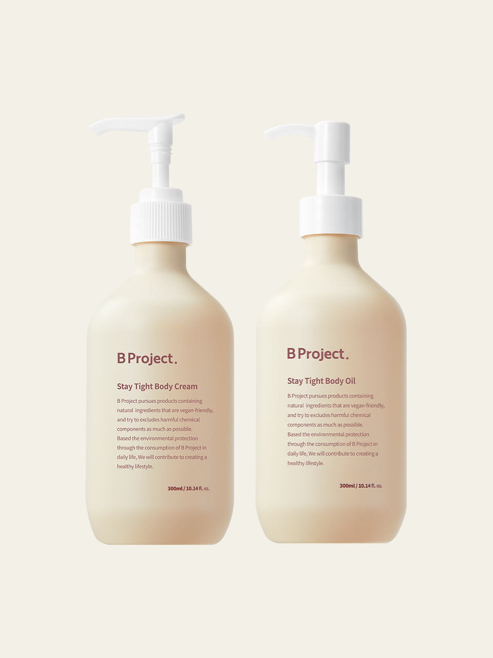 B Project [SET] Stay Tight Body Cream + Body Oil
