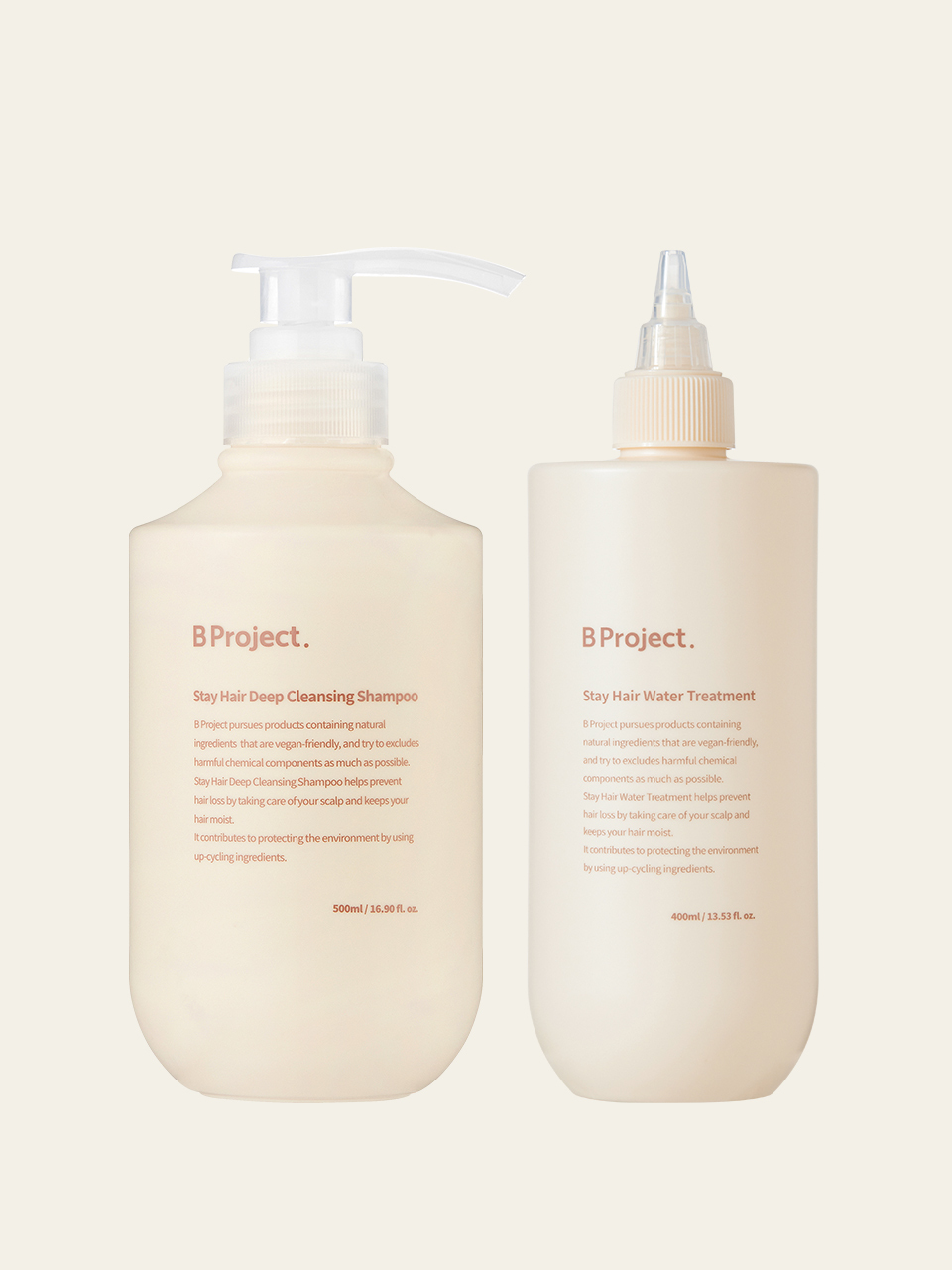 B Project Stay Hair Deep Cleansing Shampoo +Water Treatment